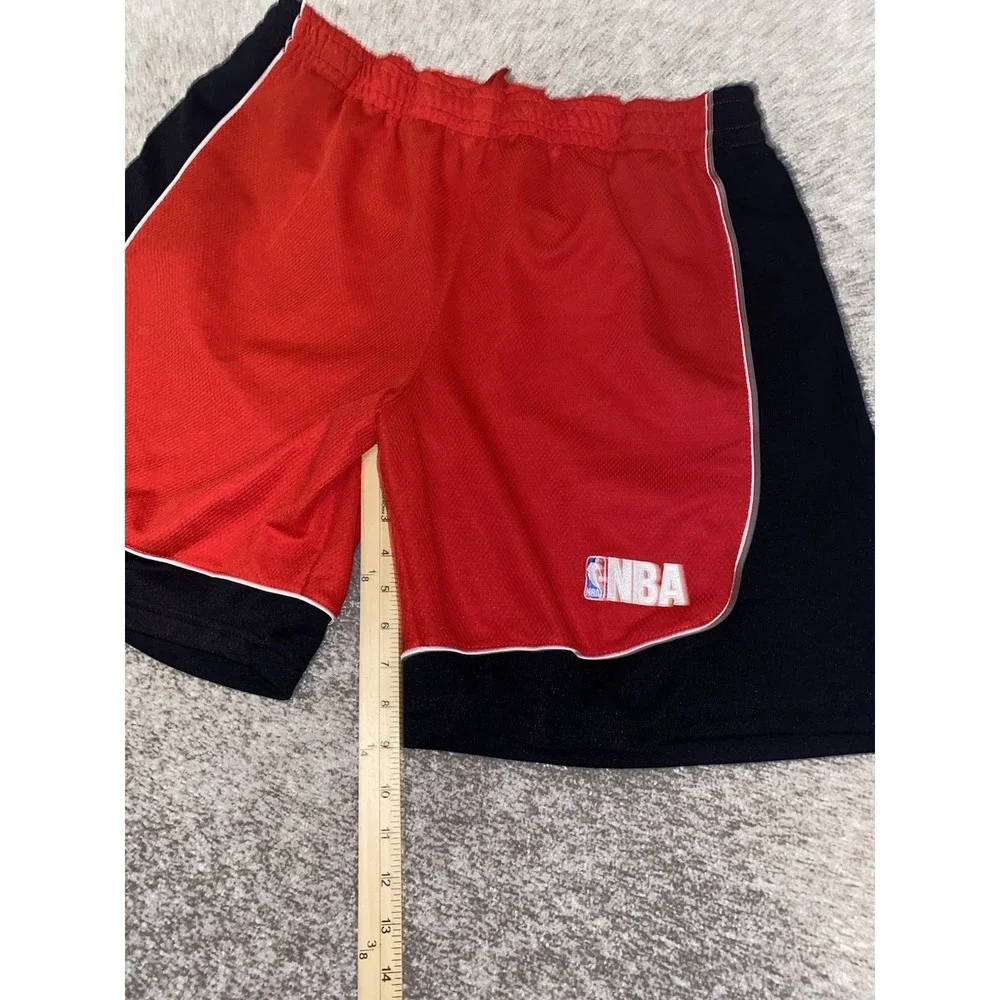 NBA Basketball‎ Shorts Red/Black Mens 2XL Baggy 9